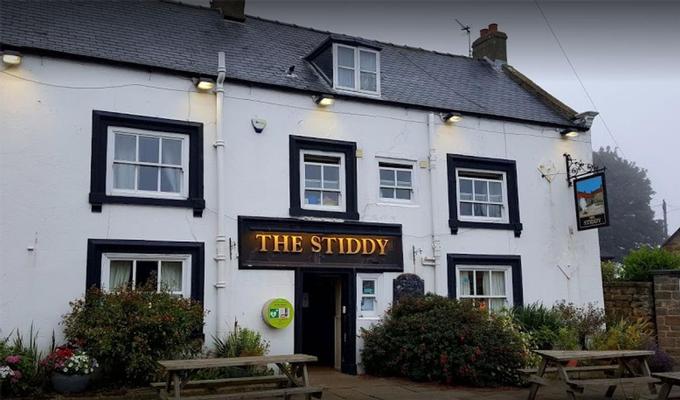 The Stiddy Pub and Food at our Camp Site in Whitby